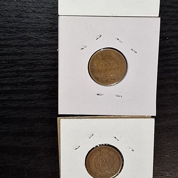 Lot of 9 1900's Indian Head Pennies... Nice Details... In Protective Sleeves - Picture 6 of 6